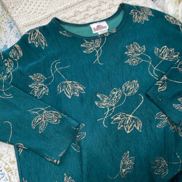 Vintage green top size XLarge - Picture 5 of 5